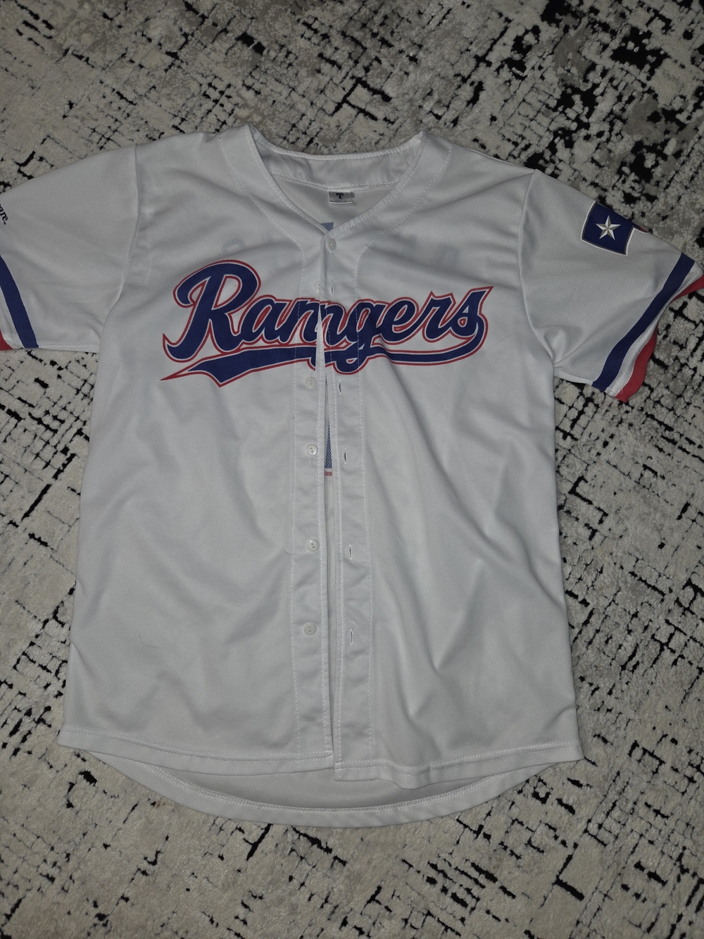 Texas Rangers Elvis Andrus Baseball Jersey Adult Medium